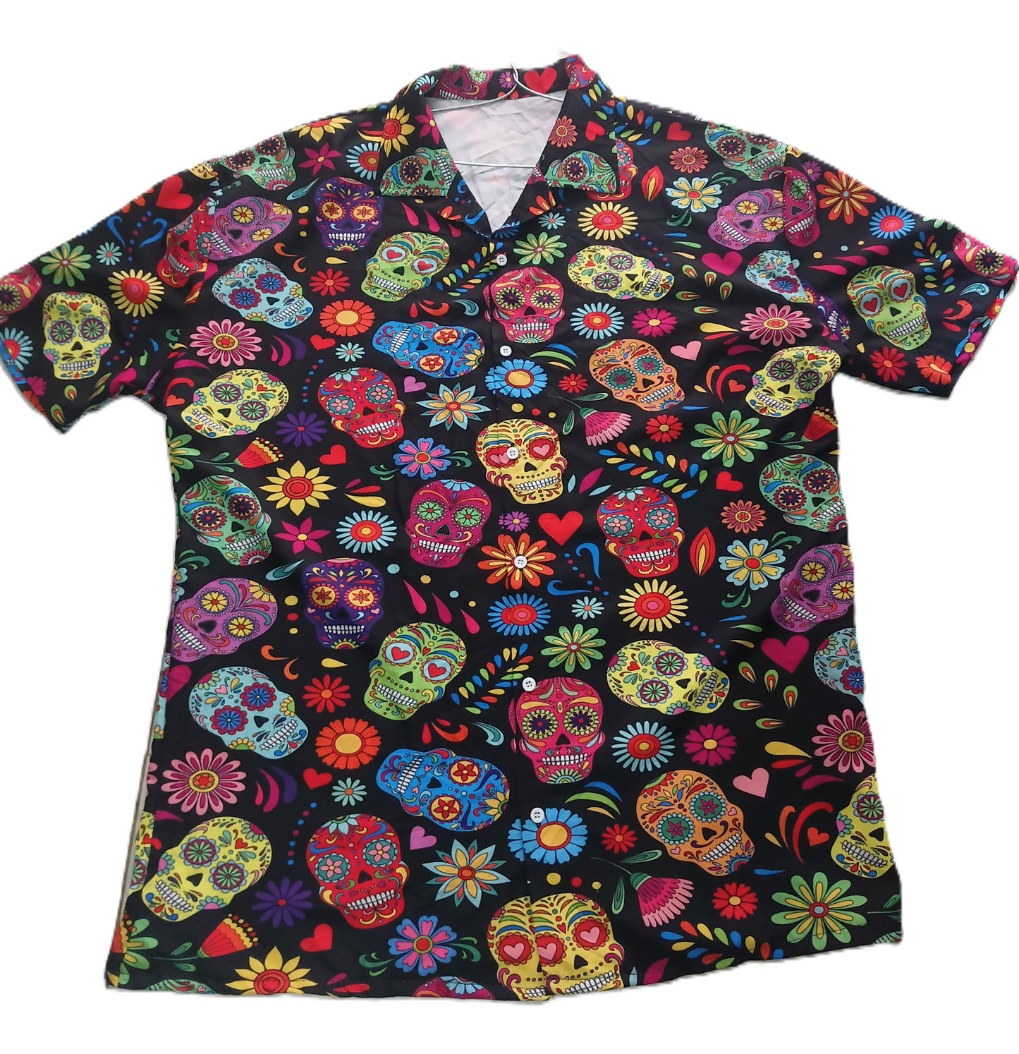 Sugar Skull Print Shirt