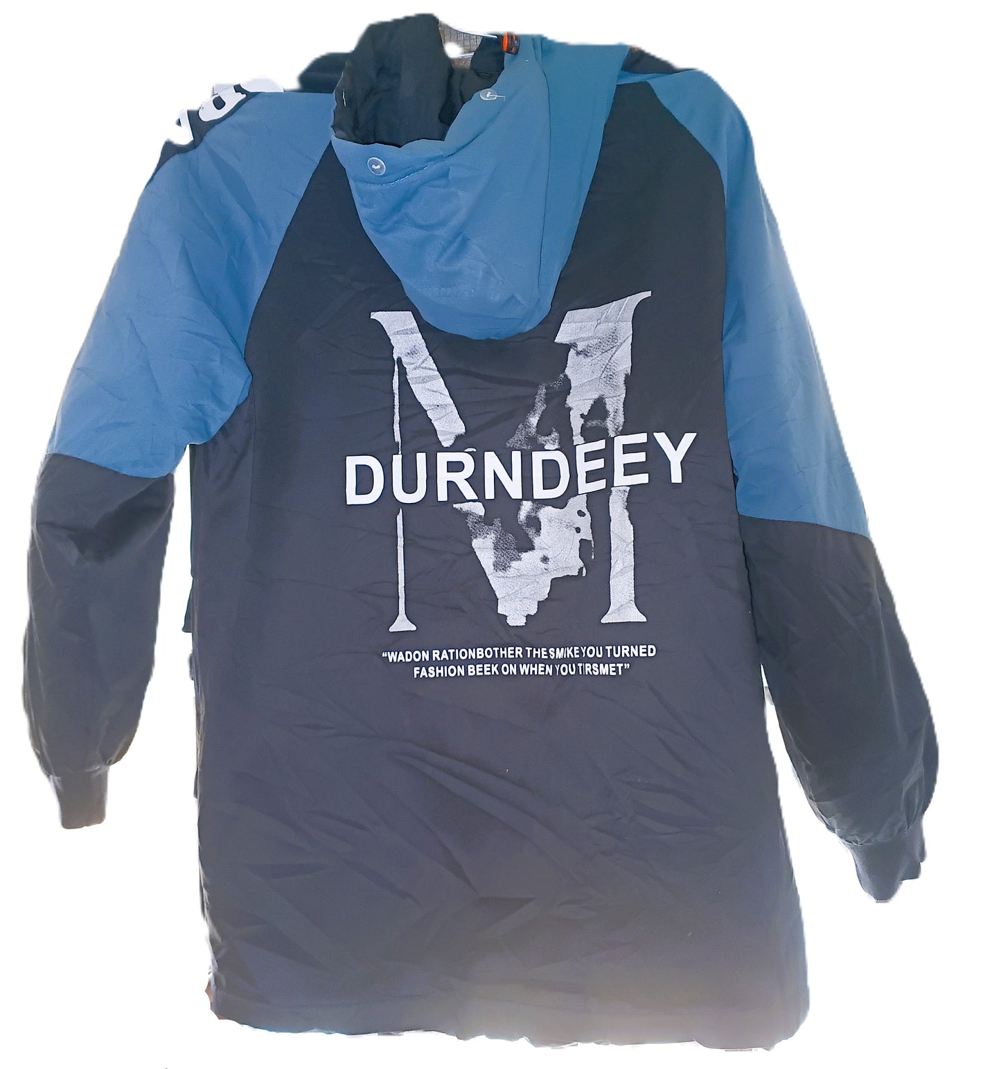 SPACA Navy & Teal Colourblock Utility Jacket