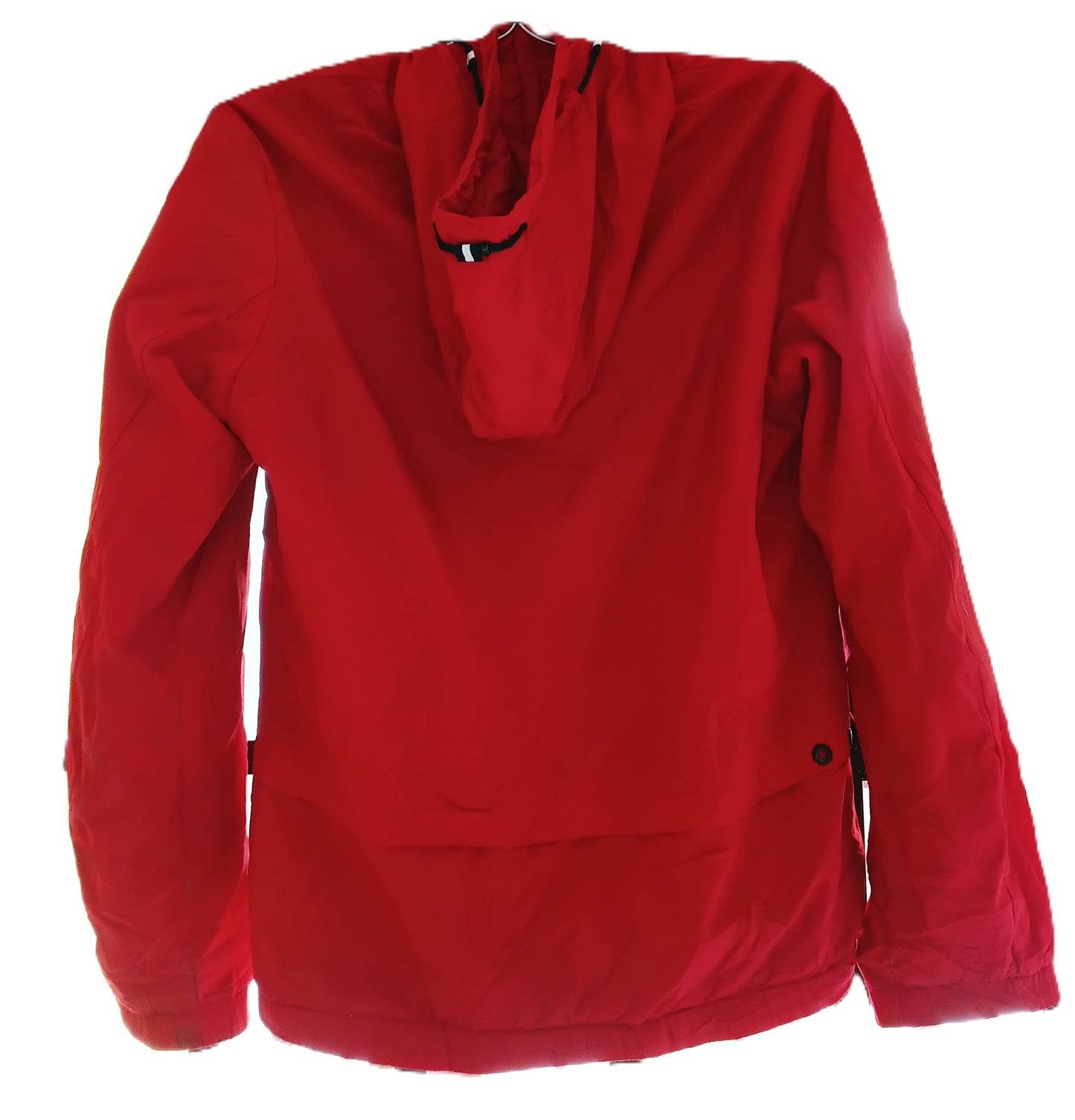 Red & Black Zip-Up Hoodie Jacket