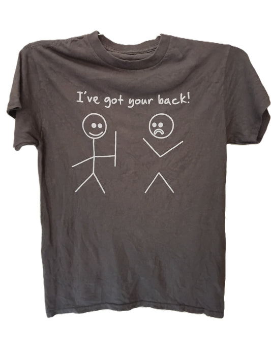 I've Got Your Back Stick Figure Graphic Tee