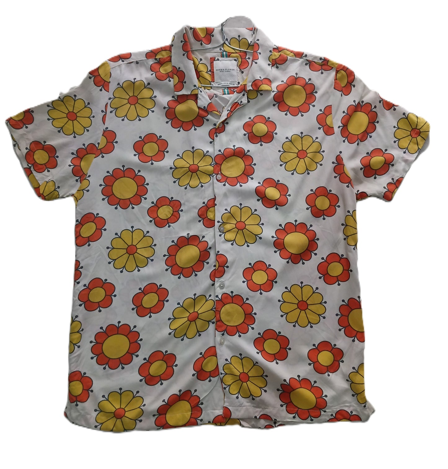 Retro Daisy Print Shirt