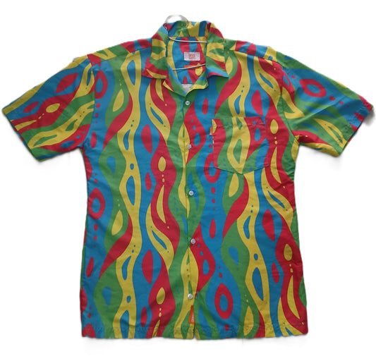 Retro Flame Wave Shirt