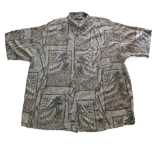 Batik Tropical Panel Shirt