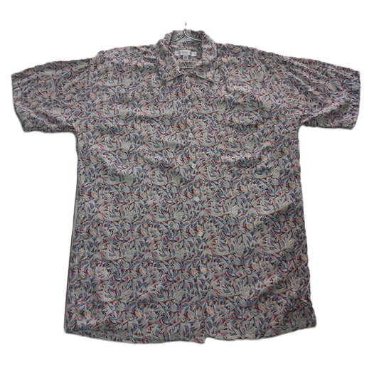 Vintage Abstract Floral Shirt