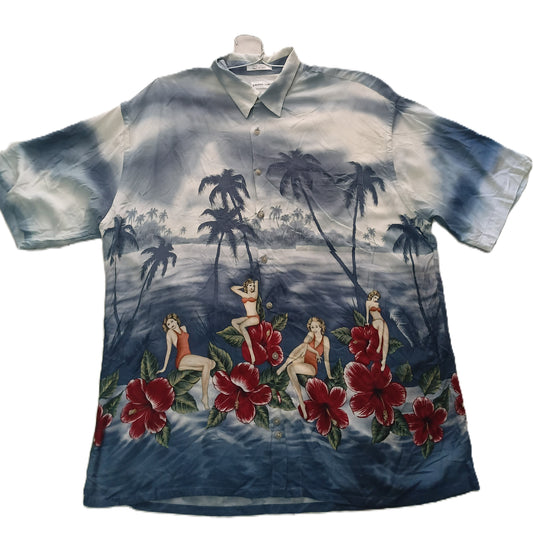 Retro Hawaiian Scene Shirt