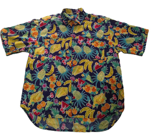 Tropical Fruit Print Shirt