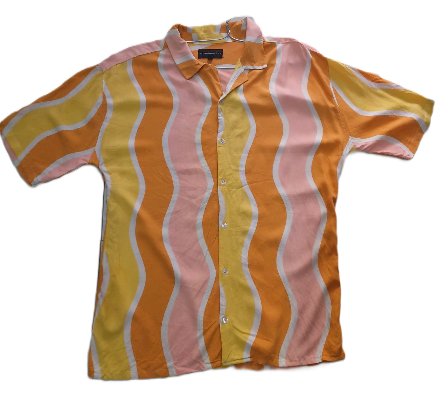 Retro Wave Stripe Short Sleeve Shirt