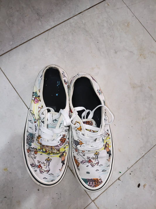 Vans Authentic Storybook Print Low Top Sneakers